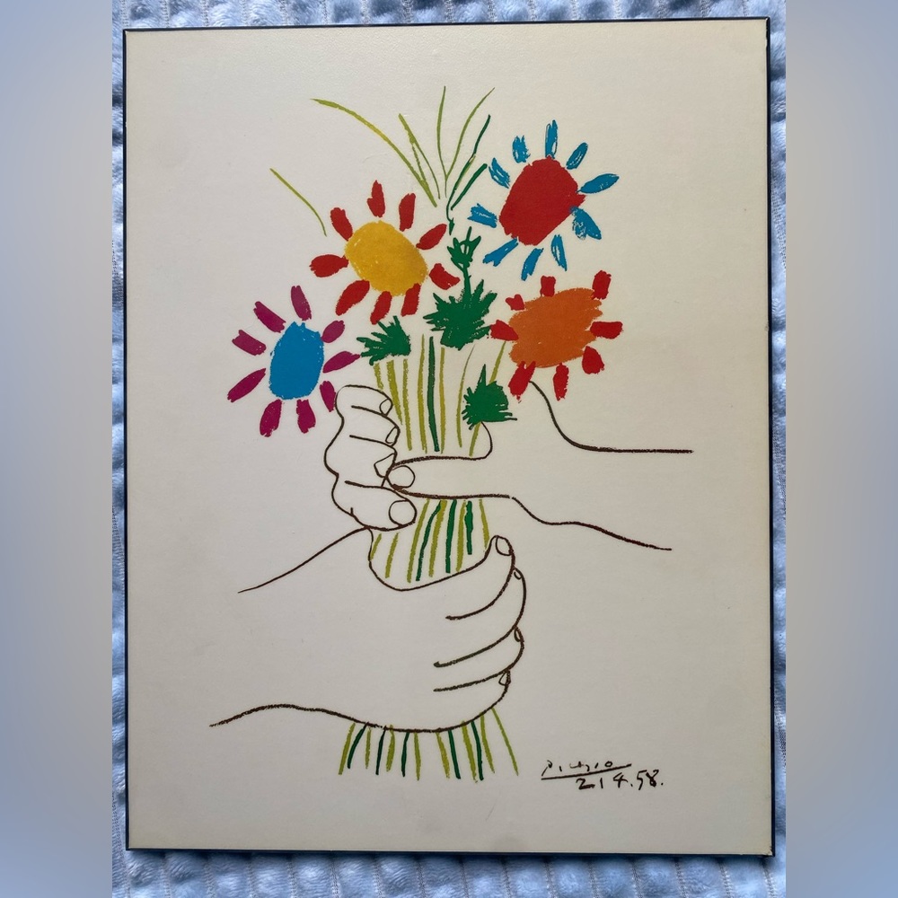 Le Bouquet De Fleurs by Pablo Picasso